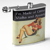I’m Made of Glitter Vodka & Anxiety Stainless Steel 8 oz Liquor Flask